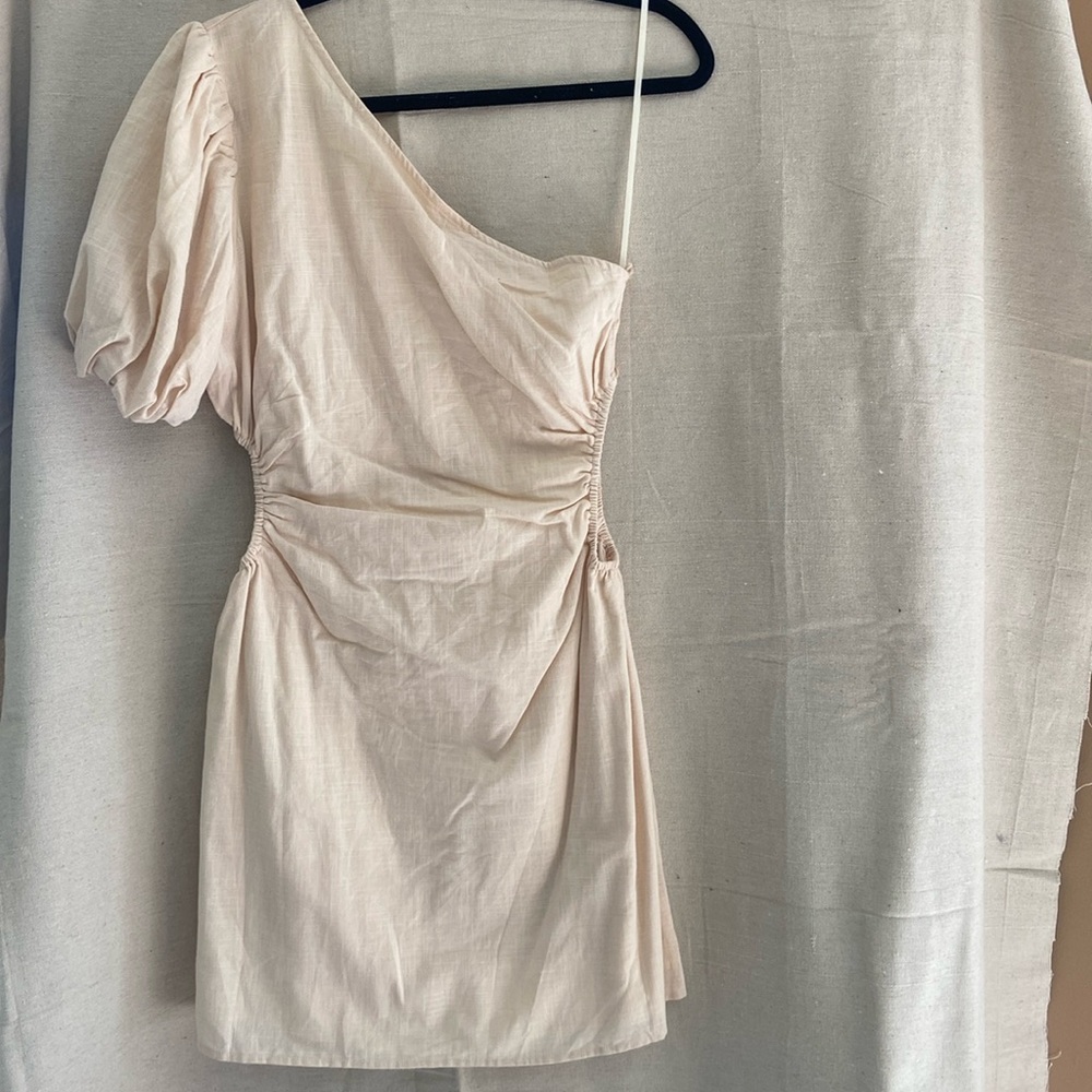 The Vintage Shop one shoulder mini dress